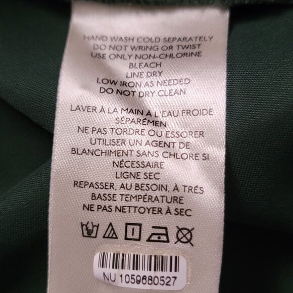 Free People Sundrenched Maxi Dress Womens L Moss Green Whimsical Romantic Castle - Picture 10 of 11